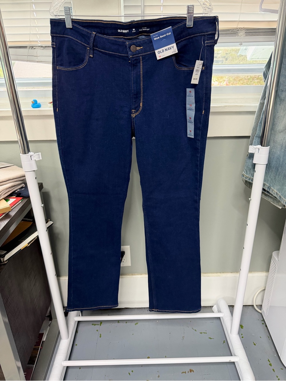 Old Navy Women's Dark Navy Boot Cut Jeans